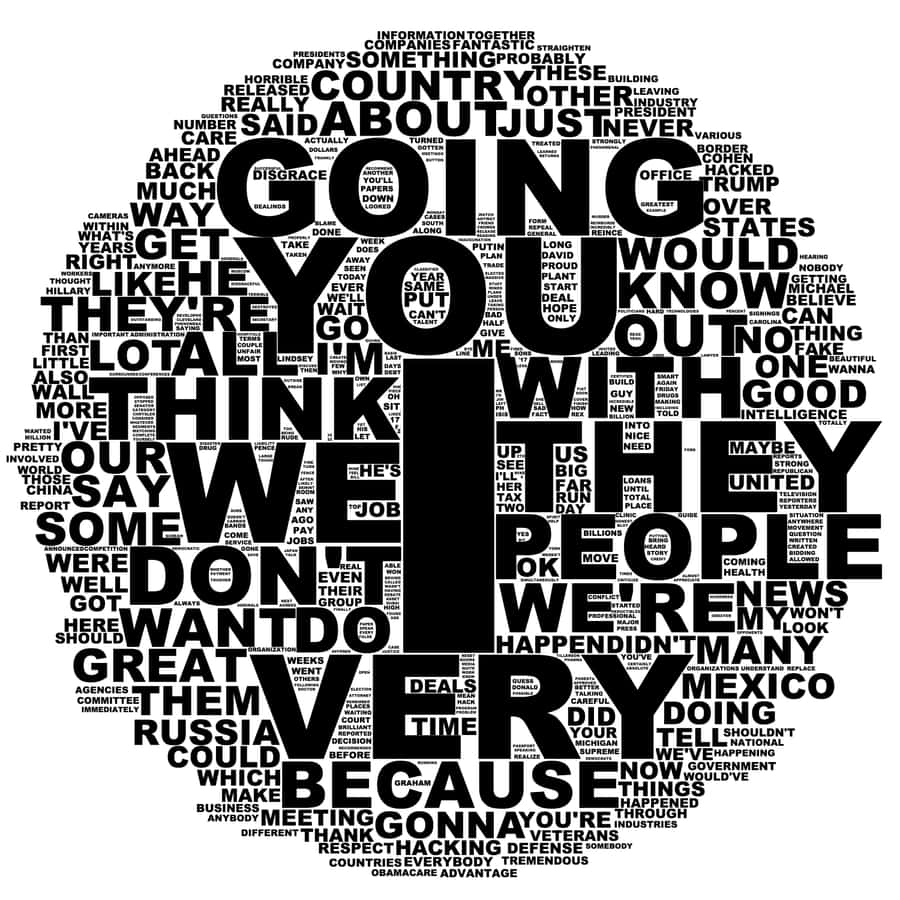 Black And White Typography Design Wallpaper