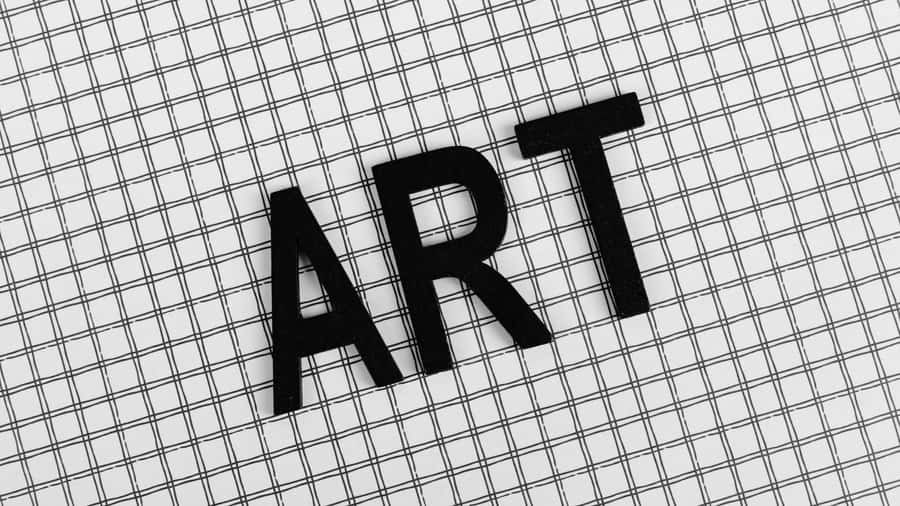 Black And White Word Art Wallpaper Wallpaper