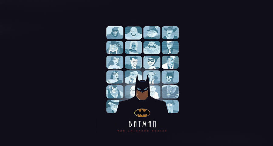 Black Batman Animated Poster Desktop Wallpaper