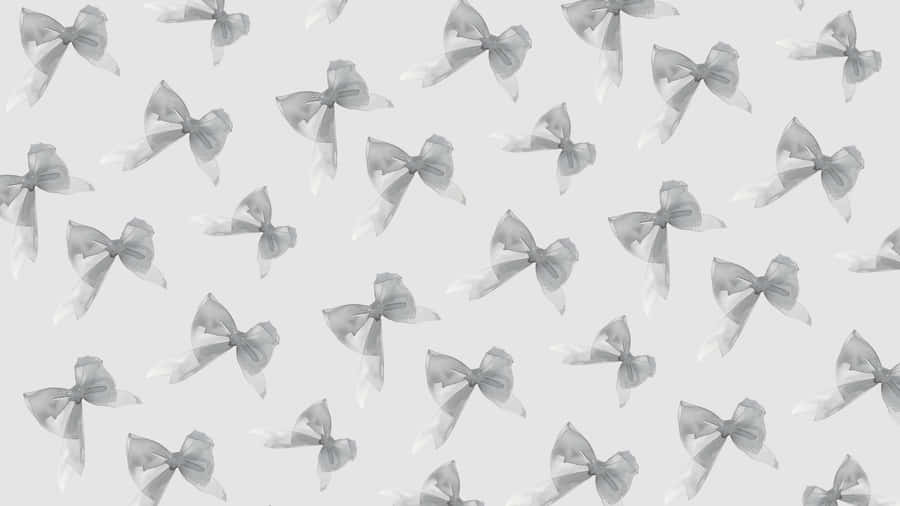Black Bow Pattern Design Wallpaper