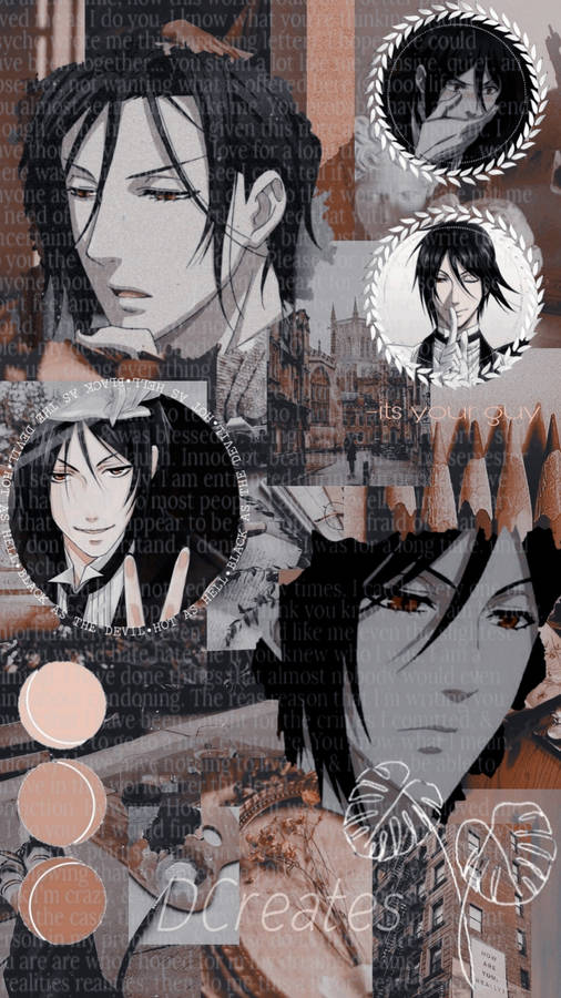 Black Butler Aesthetic Sebastian College Wallpaper