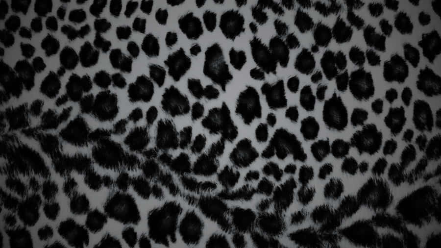 Black Cheetah Print Fabric Wallpaper