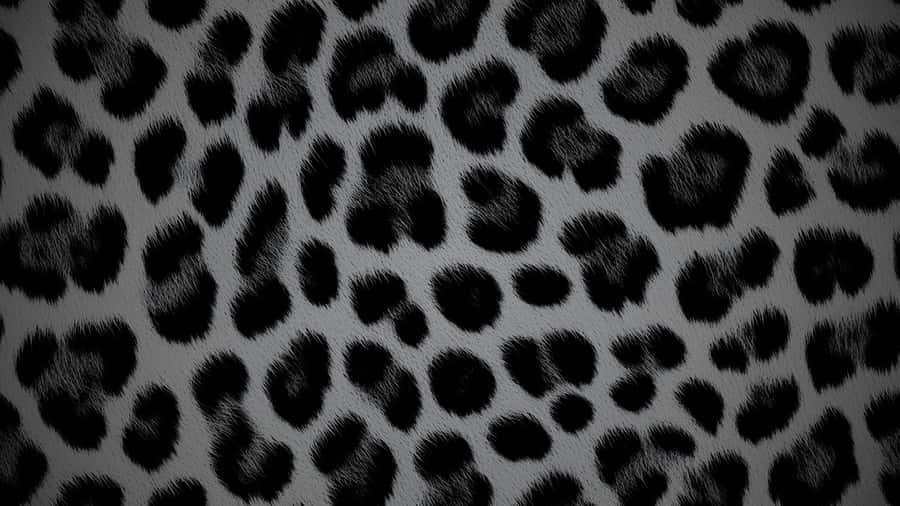 Black Cheetah Print Pattern Wallpaper