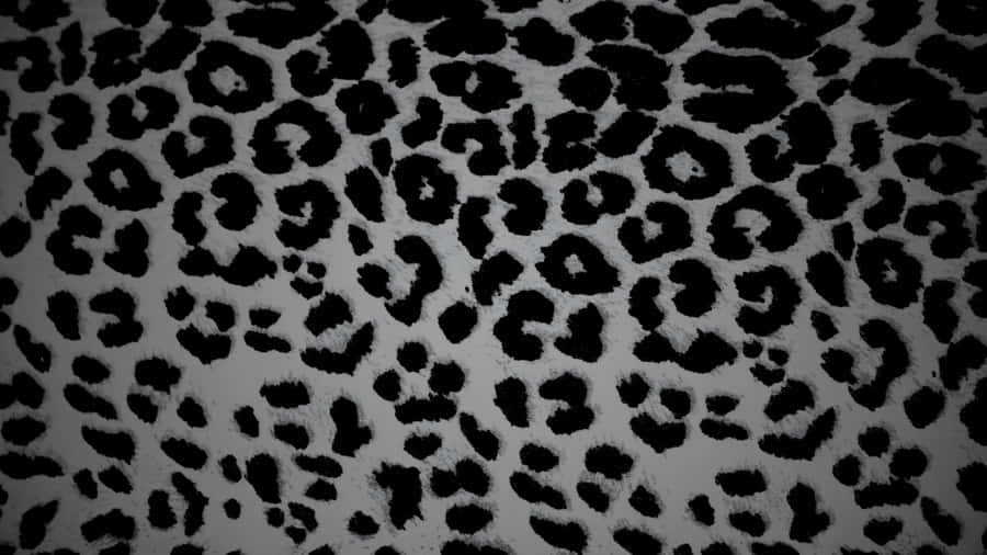 Black Cheetah Print Pattern Wallpaper