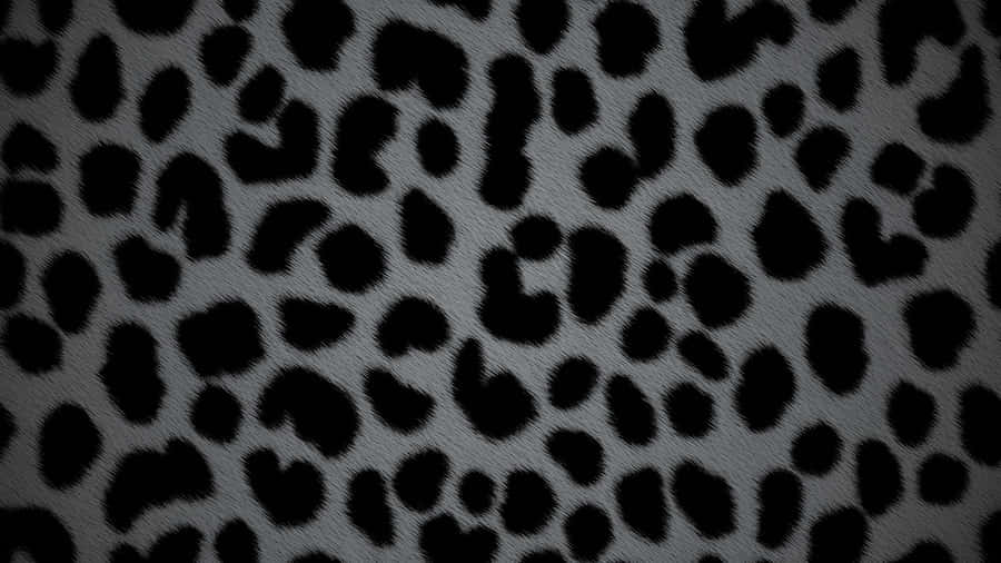 Black Cheetah Print Pattern Wallpaper