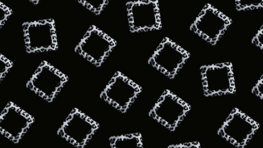 Black Cheetah Print Pattern Wallpaper