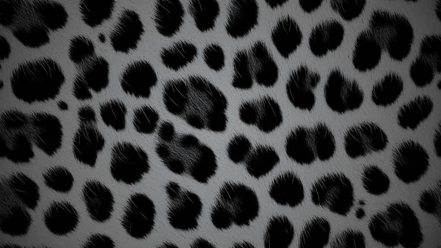 Black Cheetah Print Texture Wallpaper