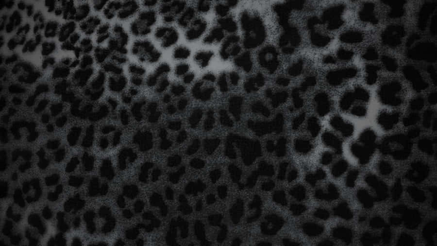 Black Cheetah Print Texture Wallpaper