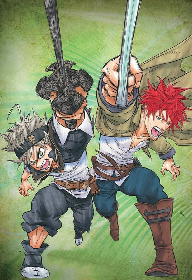 Black Clover Asta And Fanzell Iphone Wallpaper