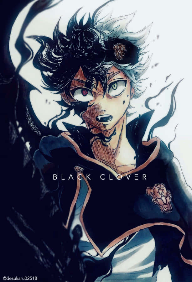 Black Clover Asta Black Art Iphone Wallpaper