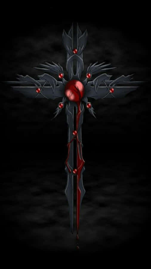 'black Cross - A Symbol Of Faith' Wallpaper
