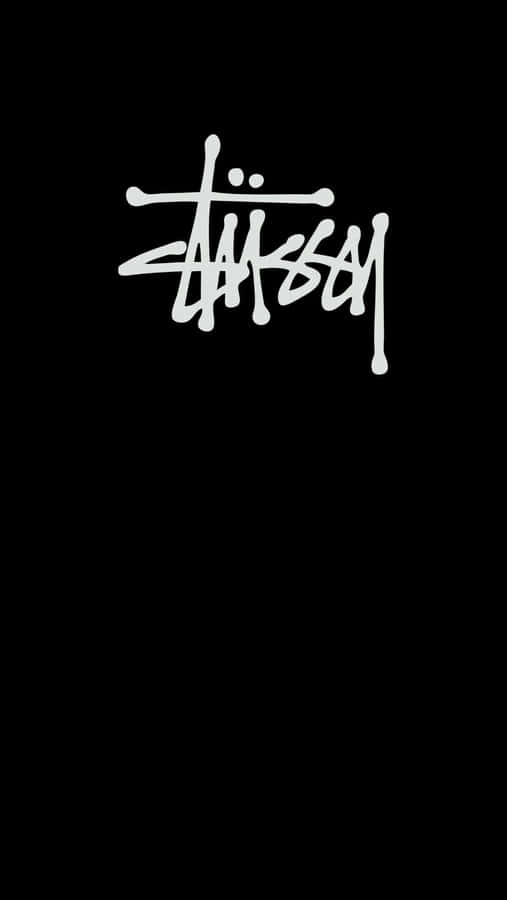 Black Dope Stussy Logo Name Wallpaper