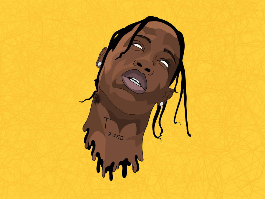 Black Drippy Travis Scott Wallpaper