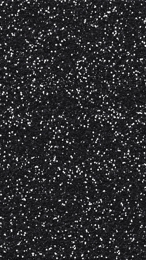 Black Glitter Rough Texture Wallpaper