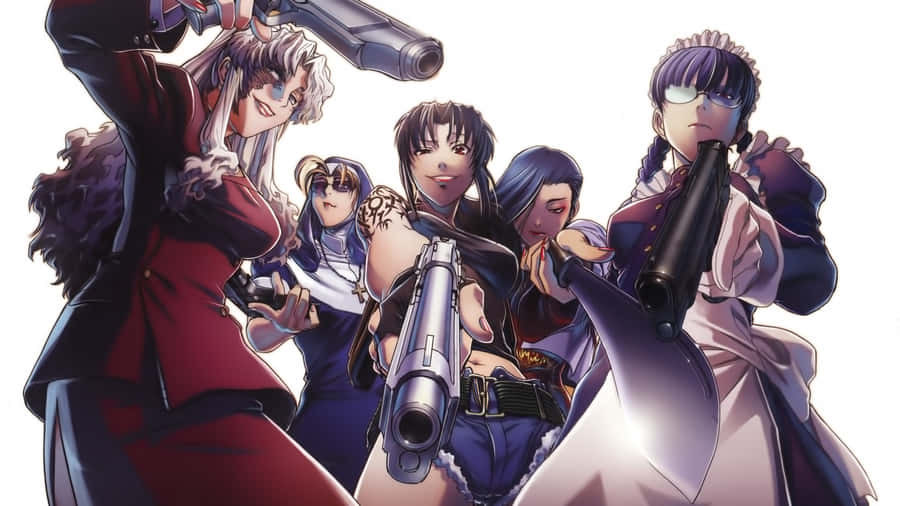 Black Lagoon Team Armedand Ready Wallpaper