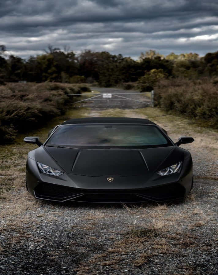 Black Lamborghini Iphone Luxury Sports Car Wallpaper