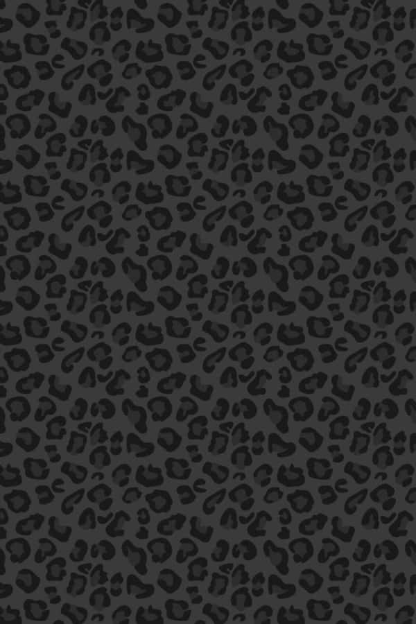 Black Leopard Print Pattern Wallpaper
