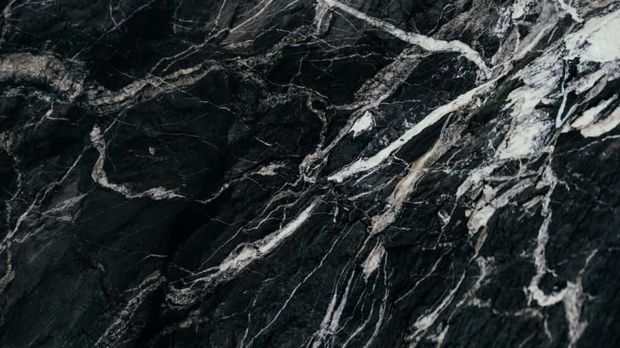 Black Marble Texture Wallpaper