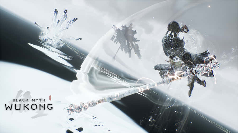 Black Myth Wukong Action Scene Wallpaper