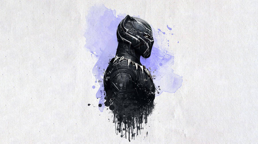 Black Panther Paint 4k Marvel Iphone Wallpaper