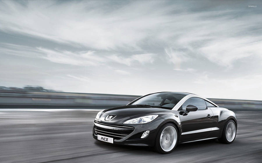 Black Peugeot Rcz Model Wallpaper