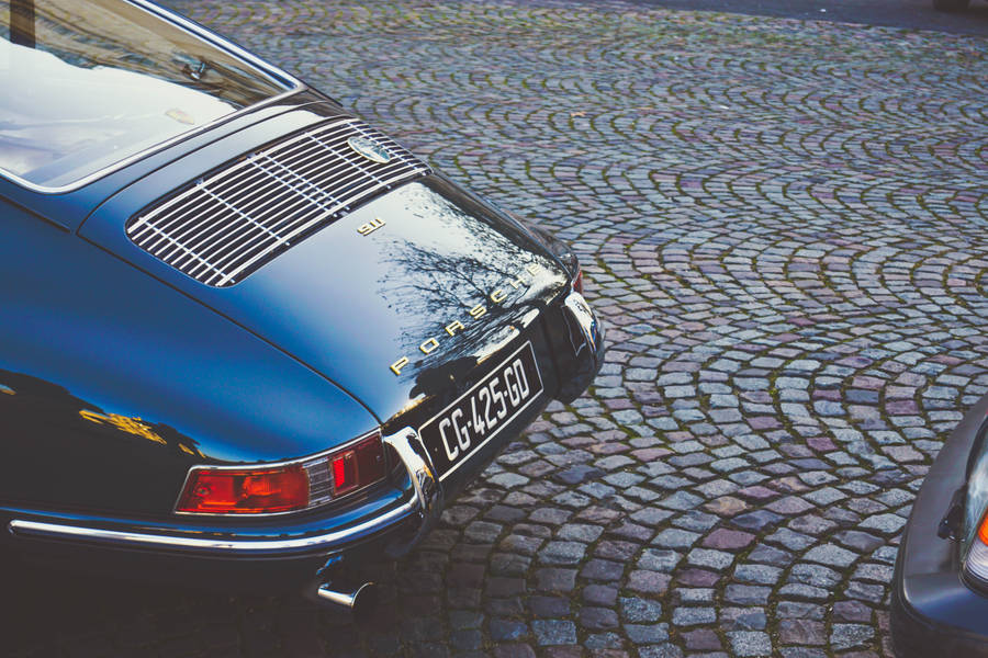 Black Porsche 911 Rear Bumper Wallpaper