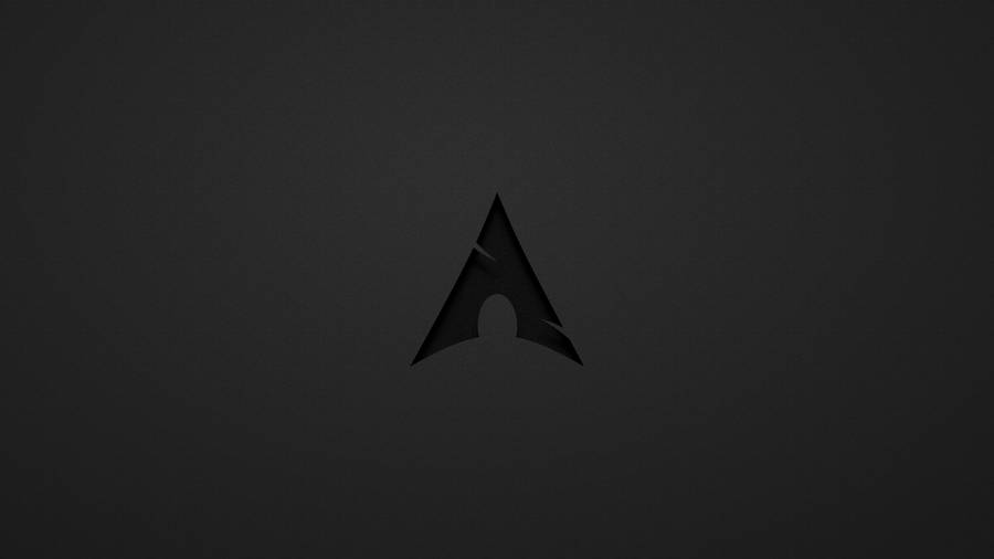 Black Pyramid With Curved Base Wallpaper