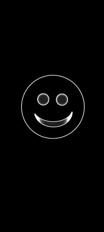 Black Smile Face Wallpaper