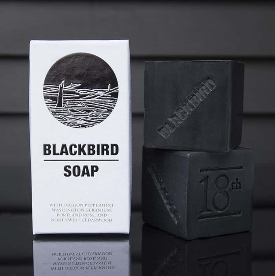 Black Soap For Gentle Skin Care Wallpaper