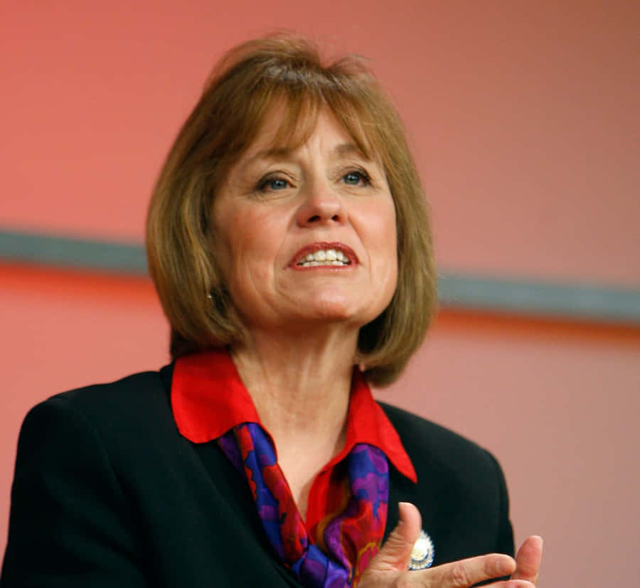 Black Suit Of Sharron Angle Wallpaper