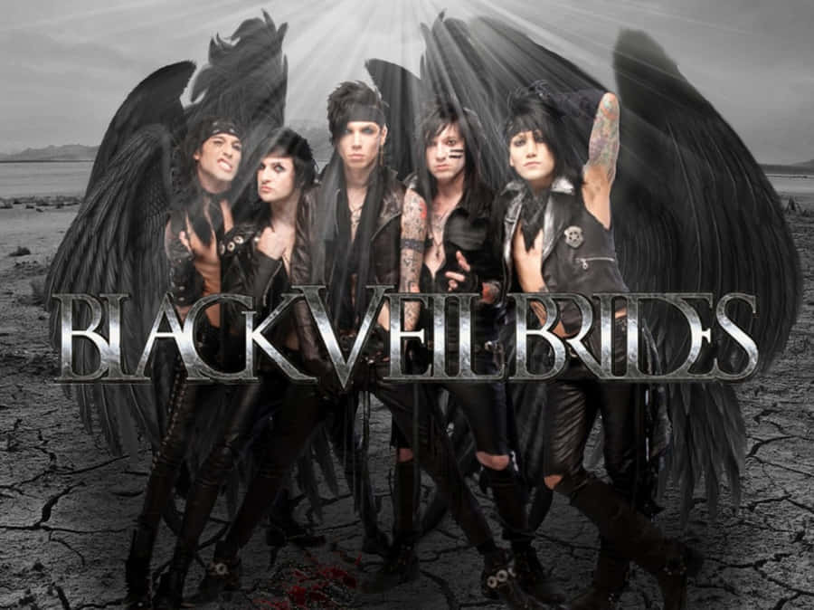 Black Veil Brides At A Live Concert Wallpaper