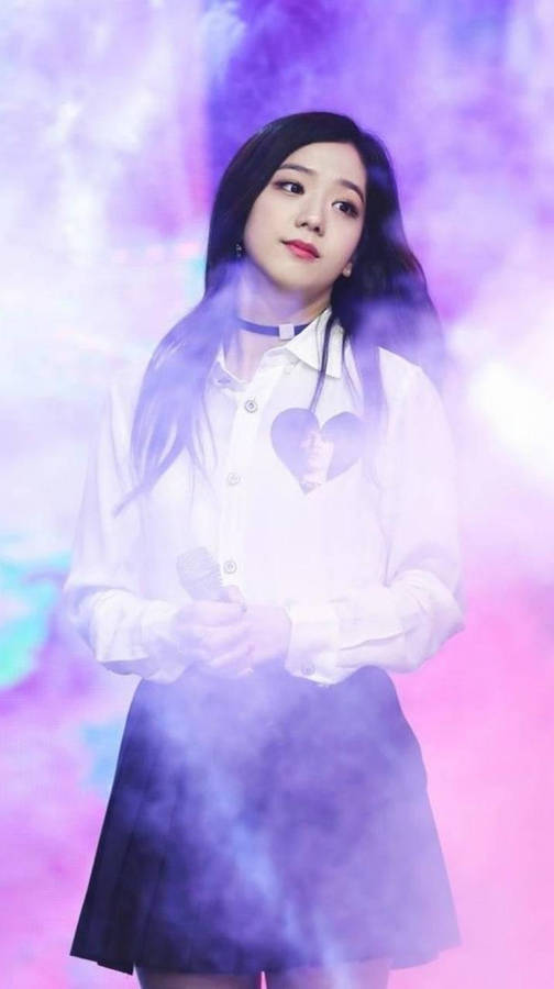 Blackpink Cute Jisoo On Stage Wallpaper