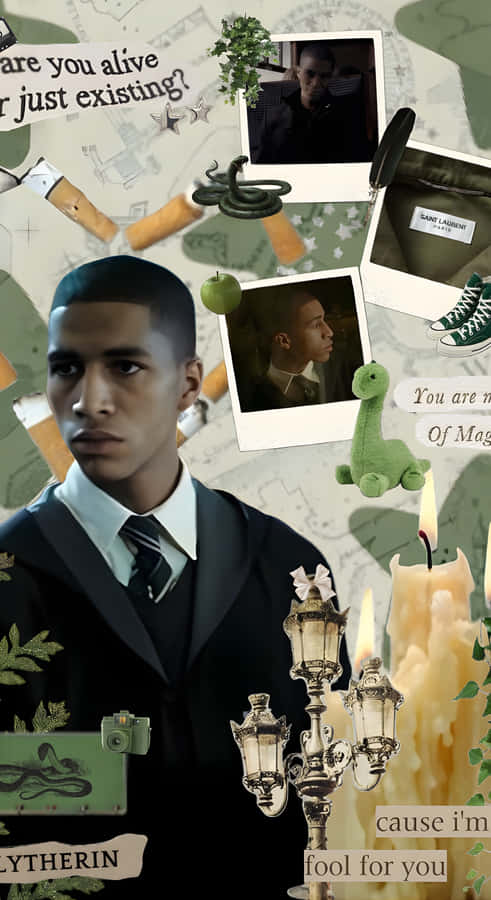 Blaise Zabini Slytherin Style Wallpaper