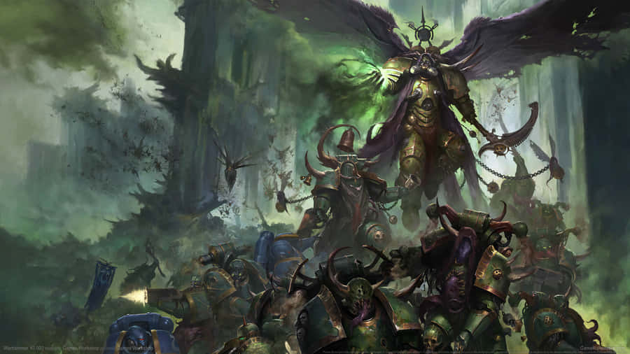 Blast Your Enemies In The Mythical World Of Warhammer 4k Wallpaper