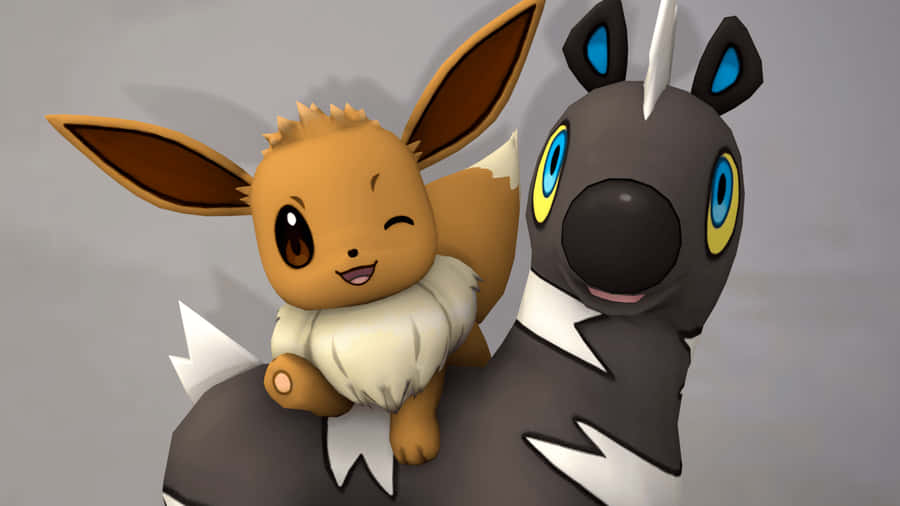 Blitzle And Eevee Pokemon Wallpaper