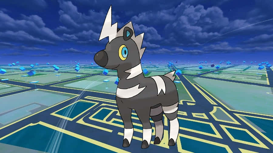 Blitzle And Pokemon Go Map Wallpaper