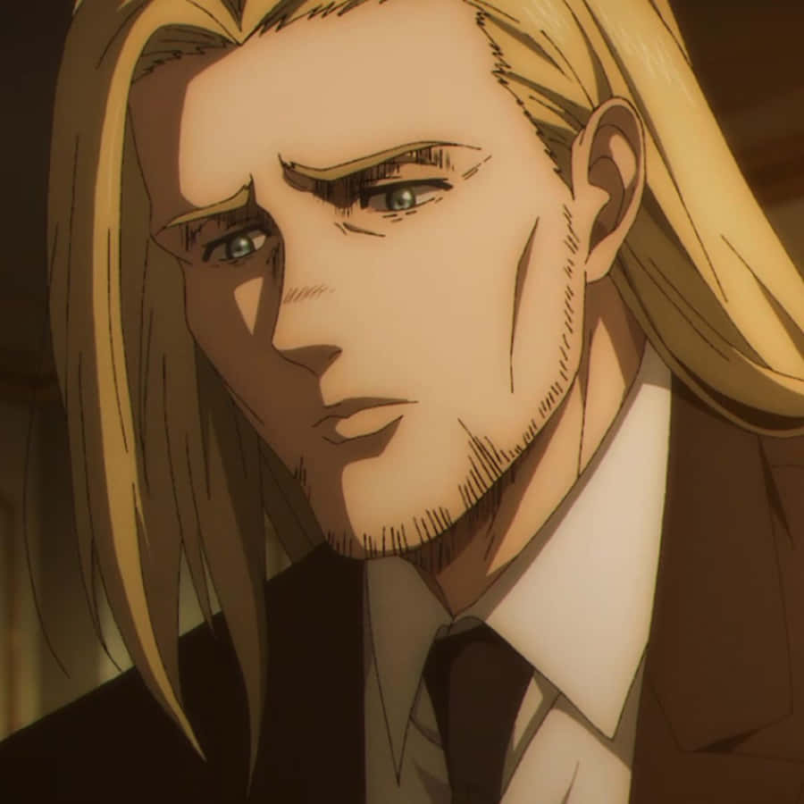 Blonde Anime Character Portrait Wallpaper