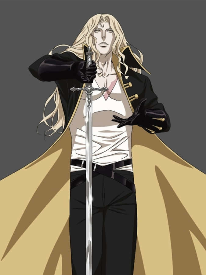 Blonde_ Anime_ Character_ With_ Sword.jpg Wallpaper