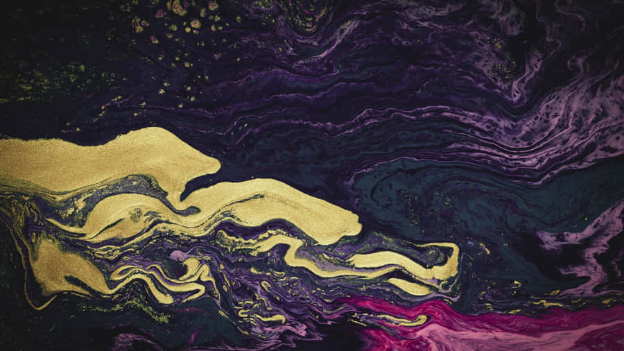 Blue Abstract Design Wallpaper