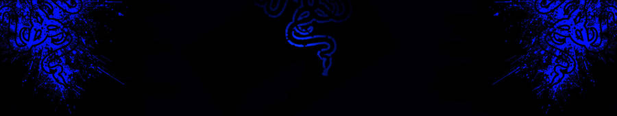 Blue Abstract Snakes Three Screen Wallpaper