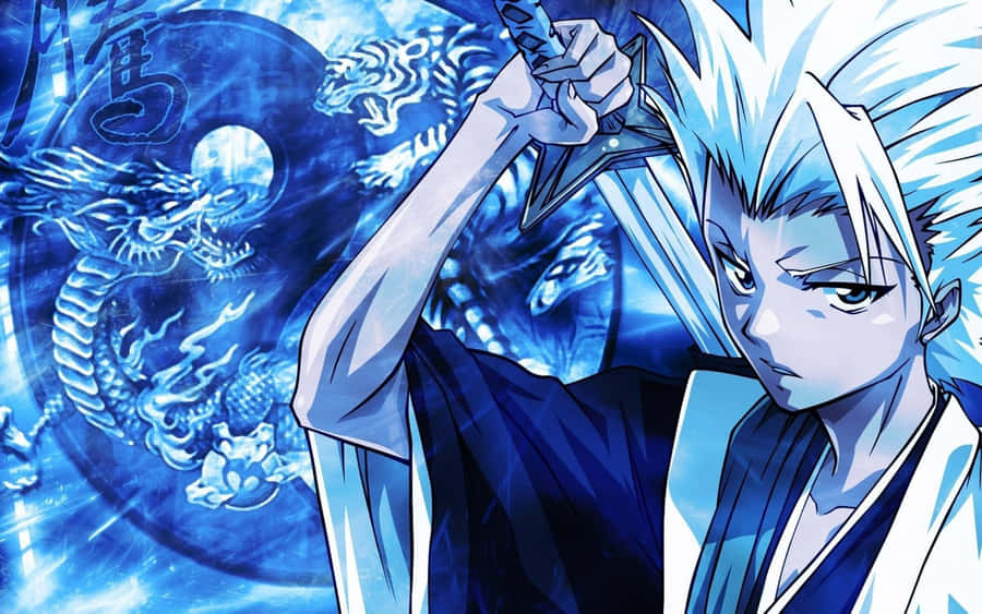 Blue Anime Bleach Toshiro Hitsugaya Wallpaper