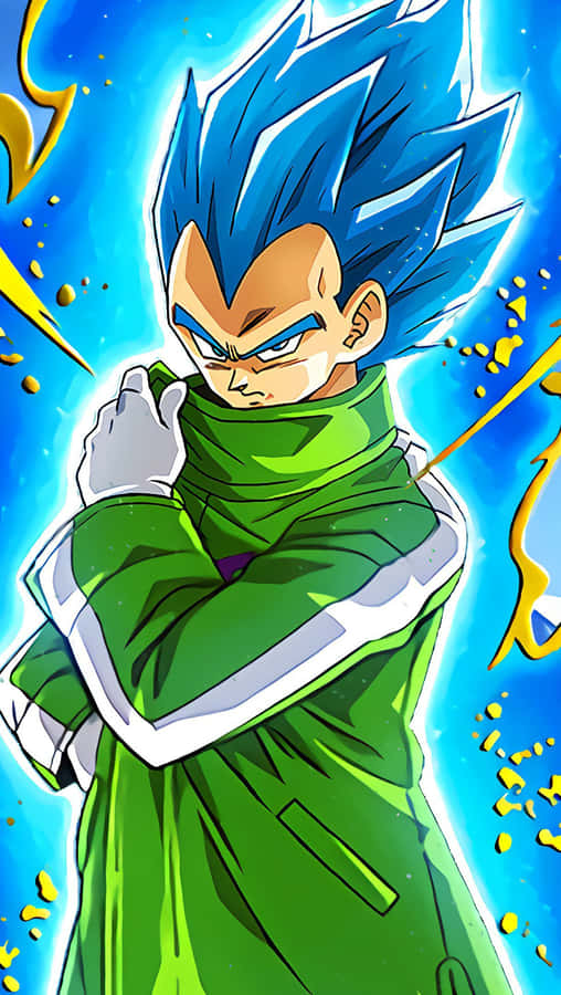 Blue Anime Dragon Ball Vegeta Wallpaper