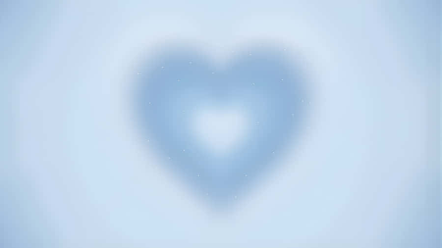 Blue Aura Heart Energy Wallpaper