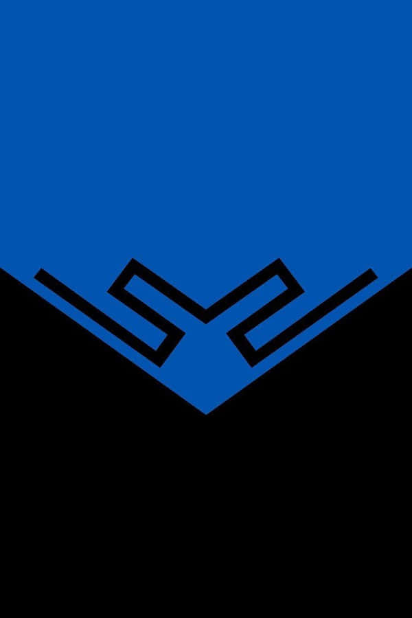 Blue Beetle Symbol Art Wallpaper
