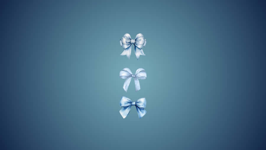 Blue Bow Collection Wallpaper