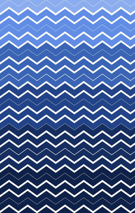 Blue Chevron Pattern Background Wallpaper