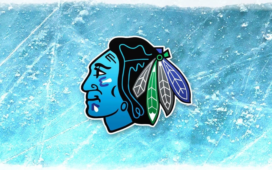 Blue Chicago Blackhawks Logo Wallpaper