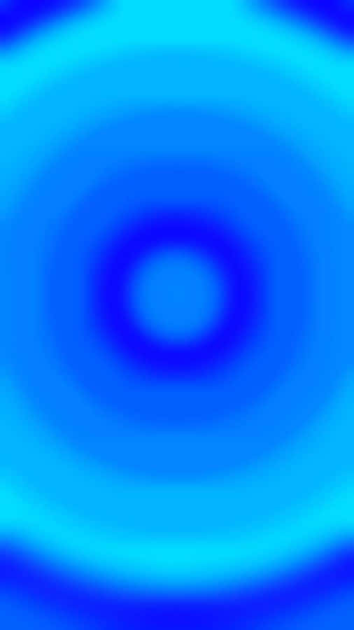 Blue Concentric Circles Abstract Wallpaper