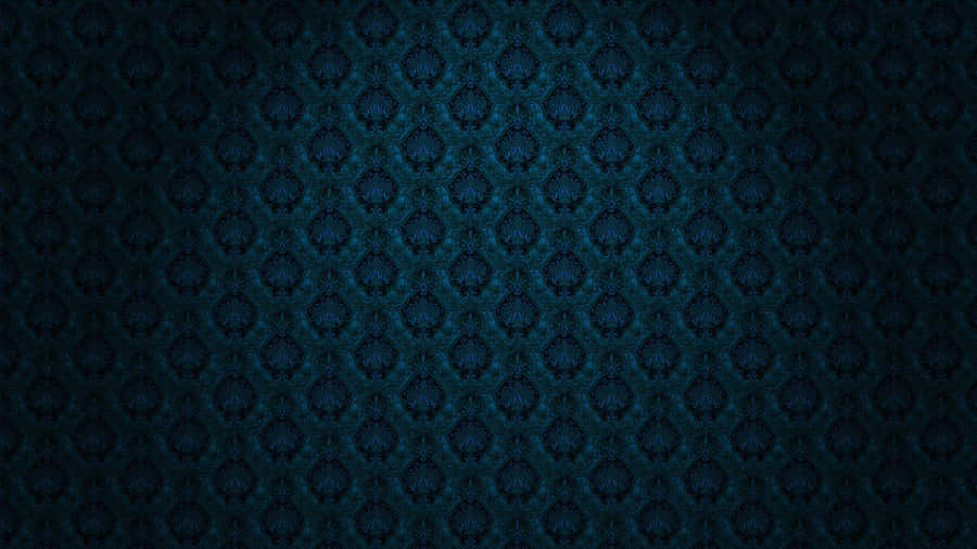 Blue Damask Pattern Background Wallpaper