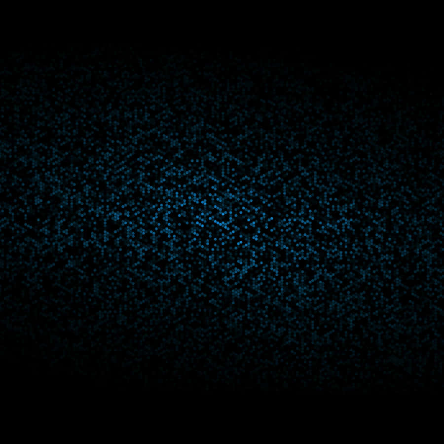 Blue Digital Particle Field Wallpaper